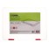 A4 document folder, with red latches, 230 x 305 x 23 mm, transparent case