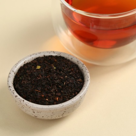 Black tea "Rat thoughts went", taste: Vanilla-Caramel, 50 g.-1