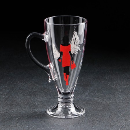 Glass Miss "Miss", for tea/coffee, 250 ml, mix