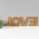 Panel letters "Love" The height of the letters 30 cm, set 4 details white