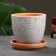 Flower pot "cone" gray 1l