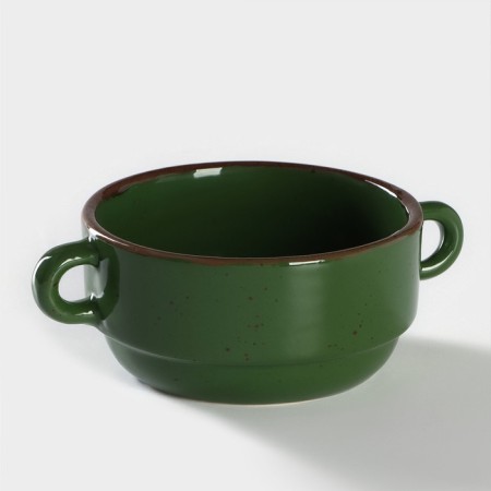 Punto Verde broth, 300 ml, d = 11.5 cm, green color-1
