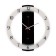 Watching clock, interior "classics", D-34 cm, silent