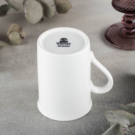 Porcelain mug Wilmax, 300 ml, white color-2