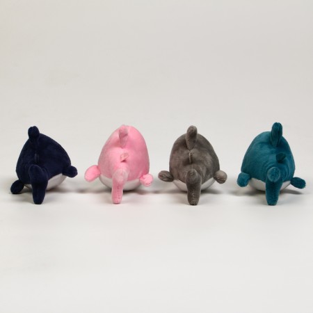 Training cards with a soft toy "shark", color mix-4
