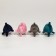 Training cards with a soft toy "shark", color mix
