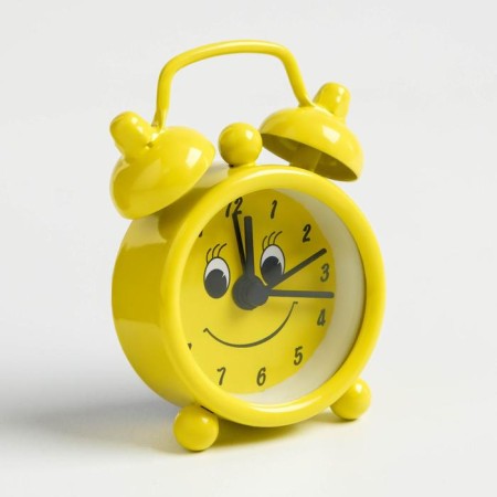 Alarm clock "Smiley", discrete move, D-4 cm, 6 x 4.5 cm-1