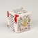 Hands and legs massage, d = 3.5 cm, 2 rings, red color