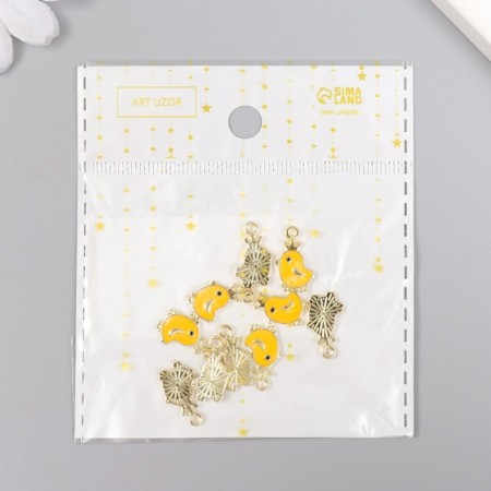 Decor for creativity Metal, enamel "Tick in the Crown" 1.6x1 cm-4