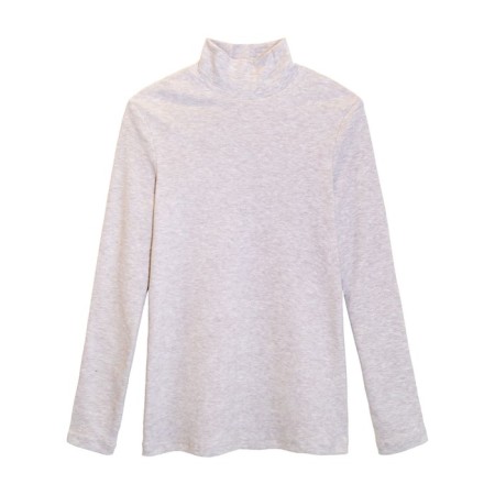 Women's turtleneck, size 54, beige melange color