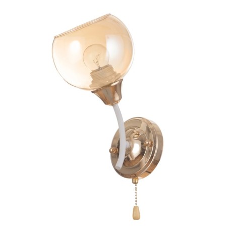 Bra "Barbara" 1x60W E27 white, gold 20x12x28cm