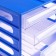 4-sectic "Istanm" file, blue case, transparent trays