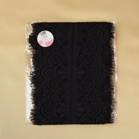 Lace cilia, 165 mm × 3 ± 0.5 m, black color-3