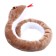 Soft toy "Snake", brown color, 40 cm