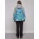 Ski jacket female winter, size 46, blue color