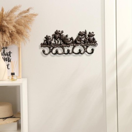 Decorative metal hooks "Frogs" 14x31x4 cm-1