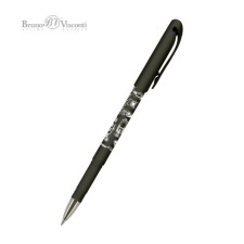 Gel handle with erased ink BrunovisConti Deletewrite Blueprint. Car, node 0.5 mm, blue ink, matte case Soft Touch, mix
