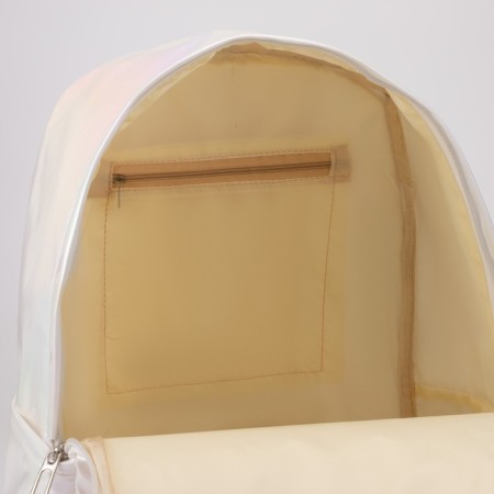 Youth backpack from lightning textiles, 4 pockets, white color-5