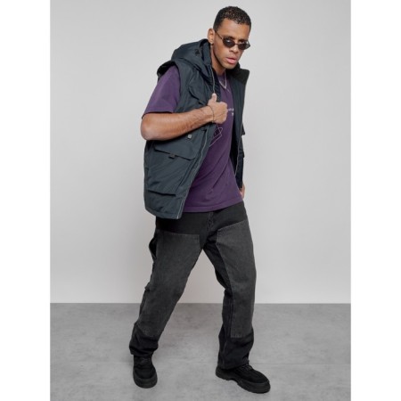 Luy jacket transformer male winter, size 56, dark blue color-20