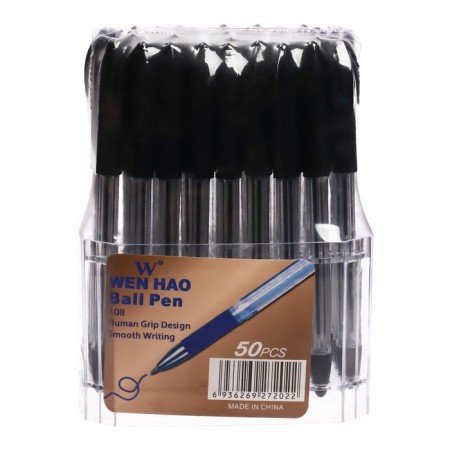 Ballic handle 0.5 mm, black rod, with a rubber holder-3
