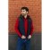 Male ise vest, size 50, blue, khaki color