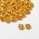 Busina "Rose", set 50 pcs., 6 mm, color gold