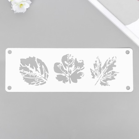 Stencil-Borde "Leaves" 11x32 cm
