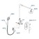 The wasserkraft A16169 shower system, built -in, tropical shower, shower, chromium
