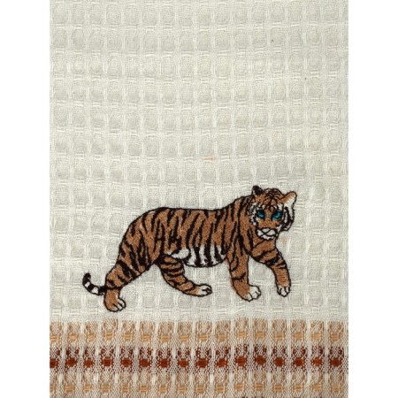 A set of wuffed napkins Diva Afrodita "Tiger", size 35x50 cm, 2 pcs-3