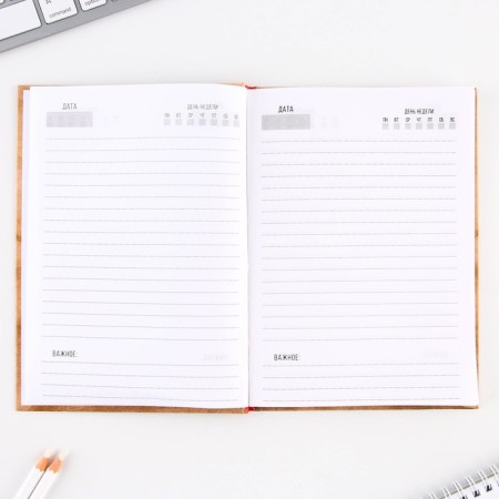Diary "Genius's Help", hard cover, A5, 80 sheets-4