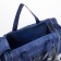 Sports bag with lightning, long belt, blue color