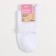 Women's socks Medium, white color, size 25