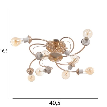 Cauline "Venda" BP 8x40W E27 Gold Model: 2800089-8