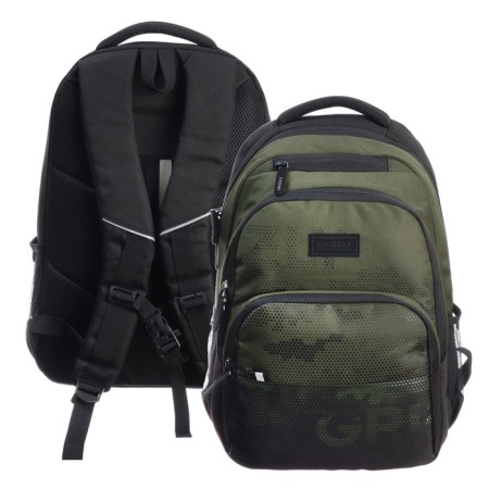 Youth backpack, 45 x 32 x 23 cm, Grizzly 330, ergonomic back, khaki RU-330-7_3
