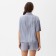 Female pajamas (shirt and shorts) KAFTAN SILK "strip" R.48-50, blue