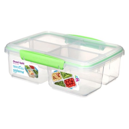 Container rectangular four -section, 1.74 liters-3