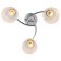 Ceiling lamp 3x60W E27, size 44x44x26 cm
