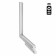 A track lamp for a low -speed busbard is dimmed with the remote control remote control. Flum, 24W, LED, 22x254x236 mm, white color