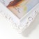 Photo frame plastic 10x15 cm "Small flowers" white 19.2x14.5 cm