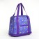 Lightning bag, with an increase, external pocket, lilac color