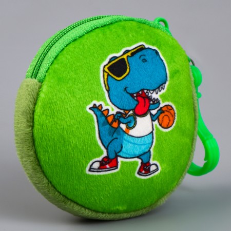 A children's wallet for a boy in a dinosaurus showbox, plush, color mix-3
