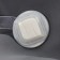 Picking for curtains "Shiny" rhombus, 4 × 4 cm, white color