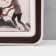 Photo frame LHDF "Dad" 33x33 in 3 photos 10x15 cm, col. Wenge-white (plastic screen)