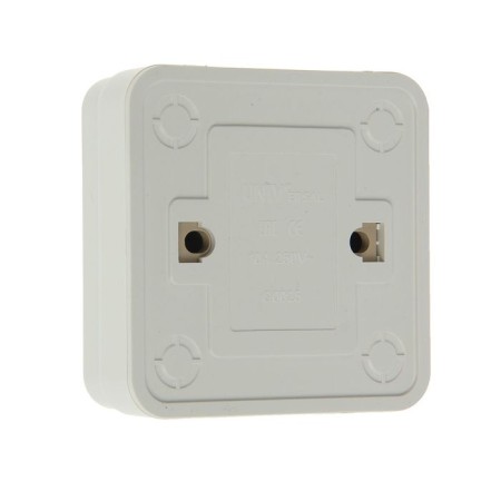 Universal Olympus switch, 10 A, 1 key, external, white-1