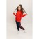 Sports suit for girls ise, height 122-128 cm, red color, blue