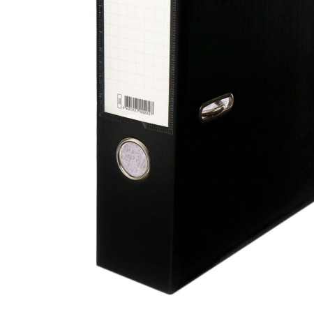 A4, 80 mm, Erichkrause "Business" folder, with arched mechanism, black-5