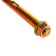 Anchor bolt of the bison, with a nut, yellow -preserved, 10x77 mm, 40 pcs