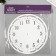 Plastic plastic stencil "Watch" D-30 cm