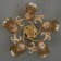 Frezi chandelier 5he27 40W gold 58x58x28 cm Bayerlux