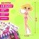 Magnetic game "Sweet thing" with a doll, background and stickers
